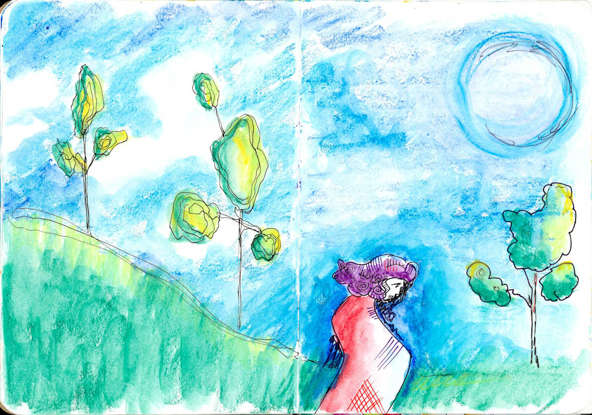 Lost Journal: I needed trees by Evelyn Dufner 