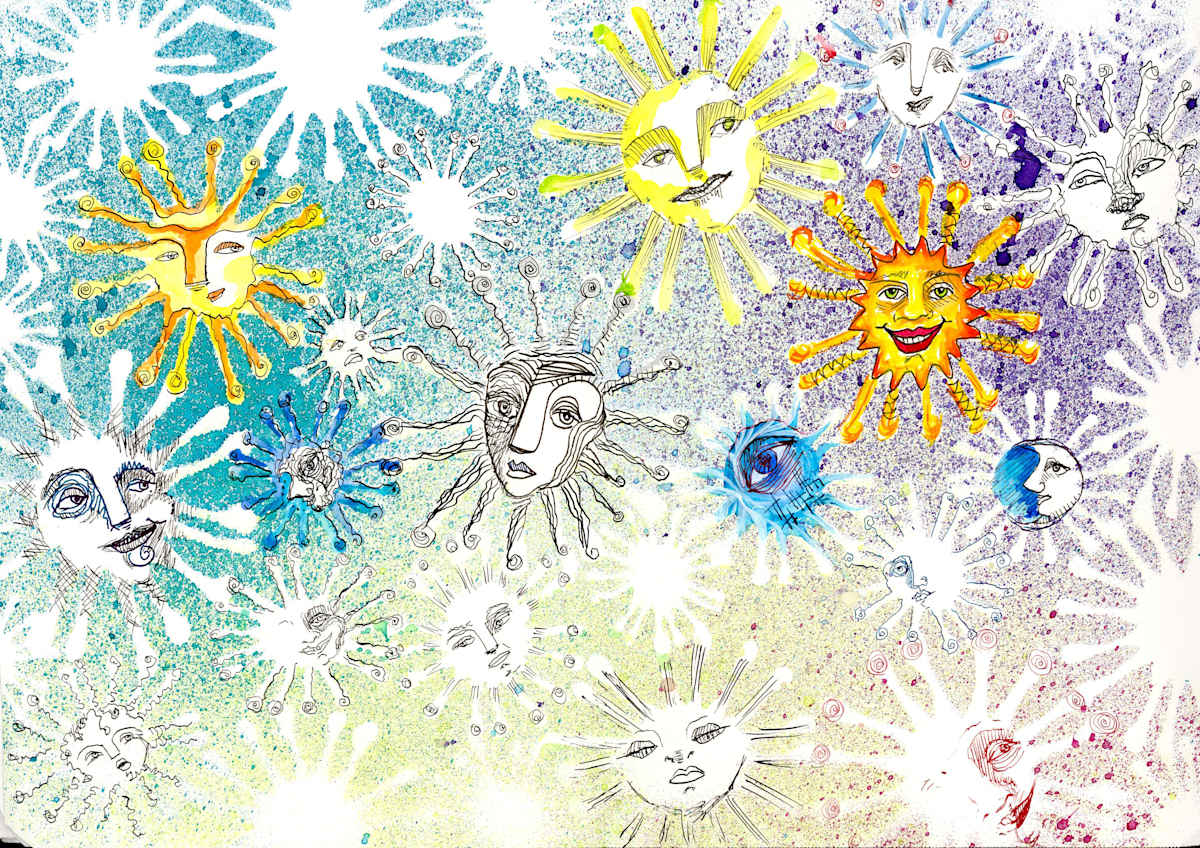 Lost Journal: Expressionable Suns by Evelyn Dufner 
