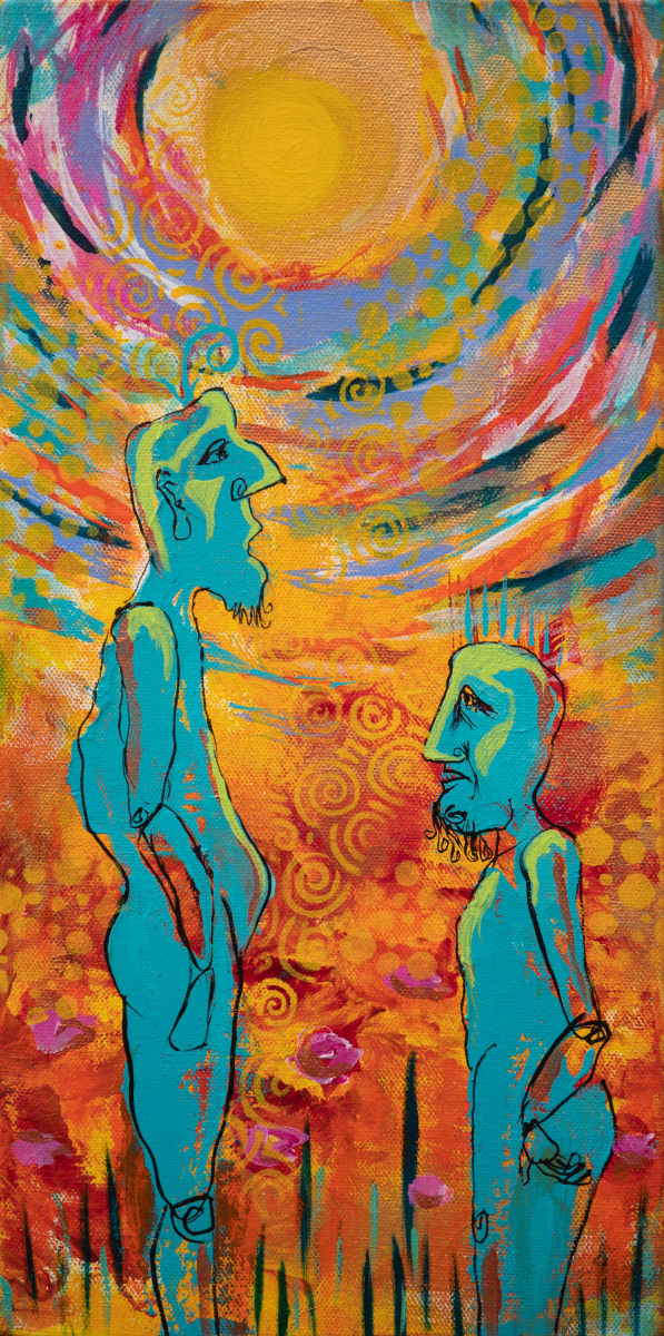 Summer Conversation by Evelyn Dufner 