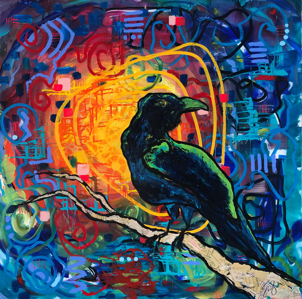 Raven 4/20 by Evelyn Dufner 