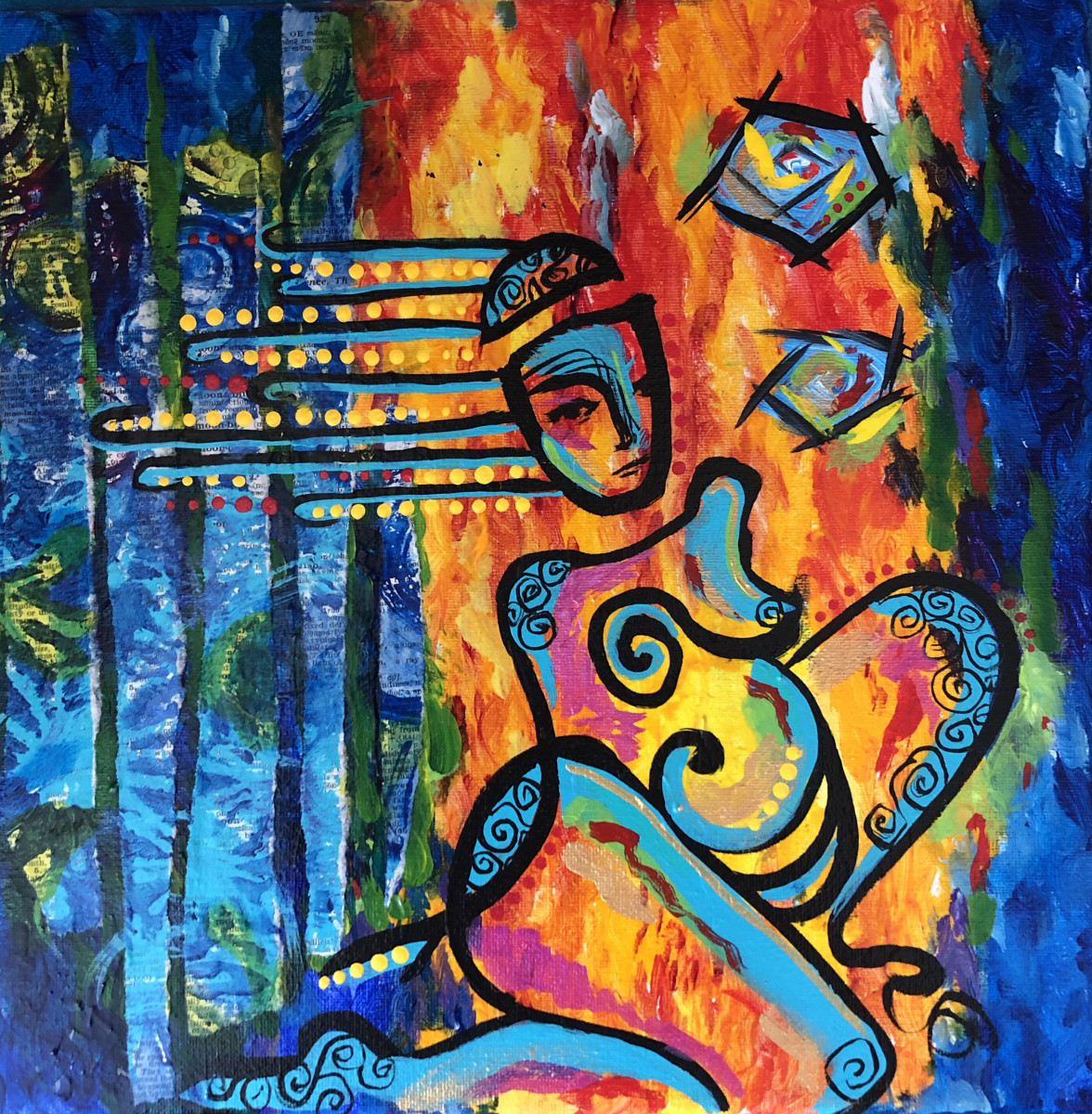 Sunset Revised by Evelyn Dufner 