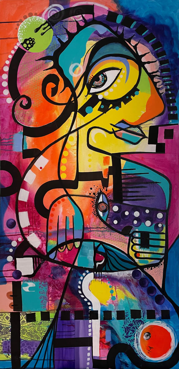 Avoidant Colors Make Faces by Evelyn Dufner 