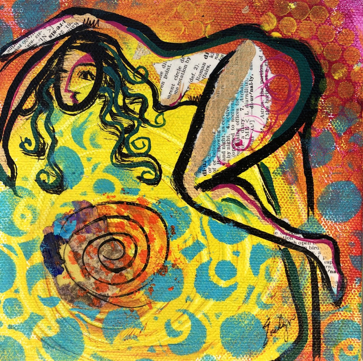 Embracing the Sun 4/20 by Evelyn Dufner 