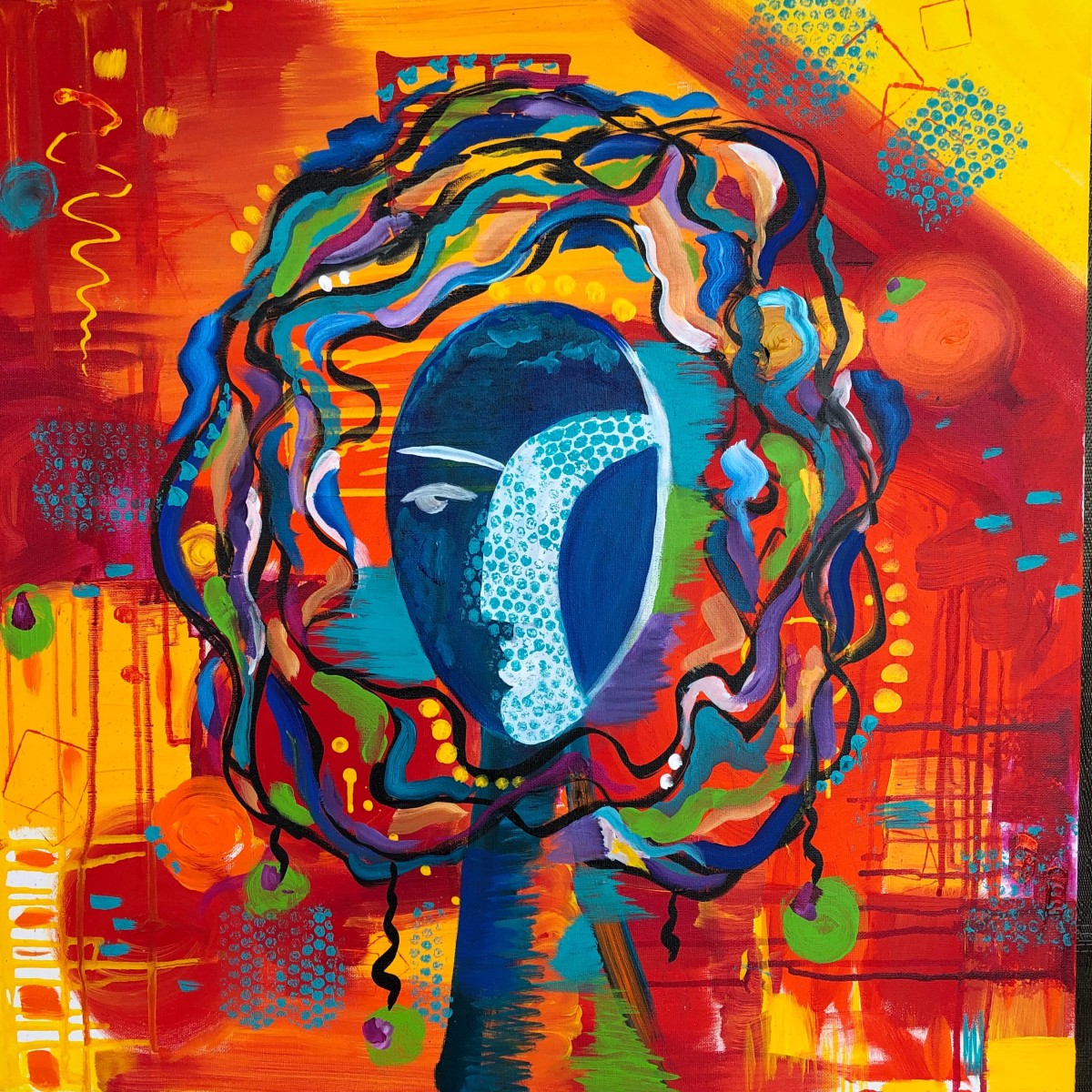 Lady in Ruby by Evelyn Dufner, Image 1.