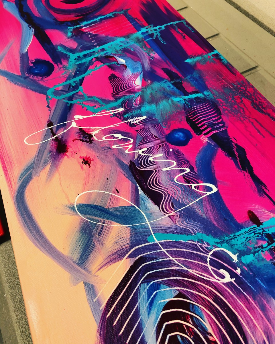 Flowing (Pink) by Evelyn Dufner, Image 2.