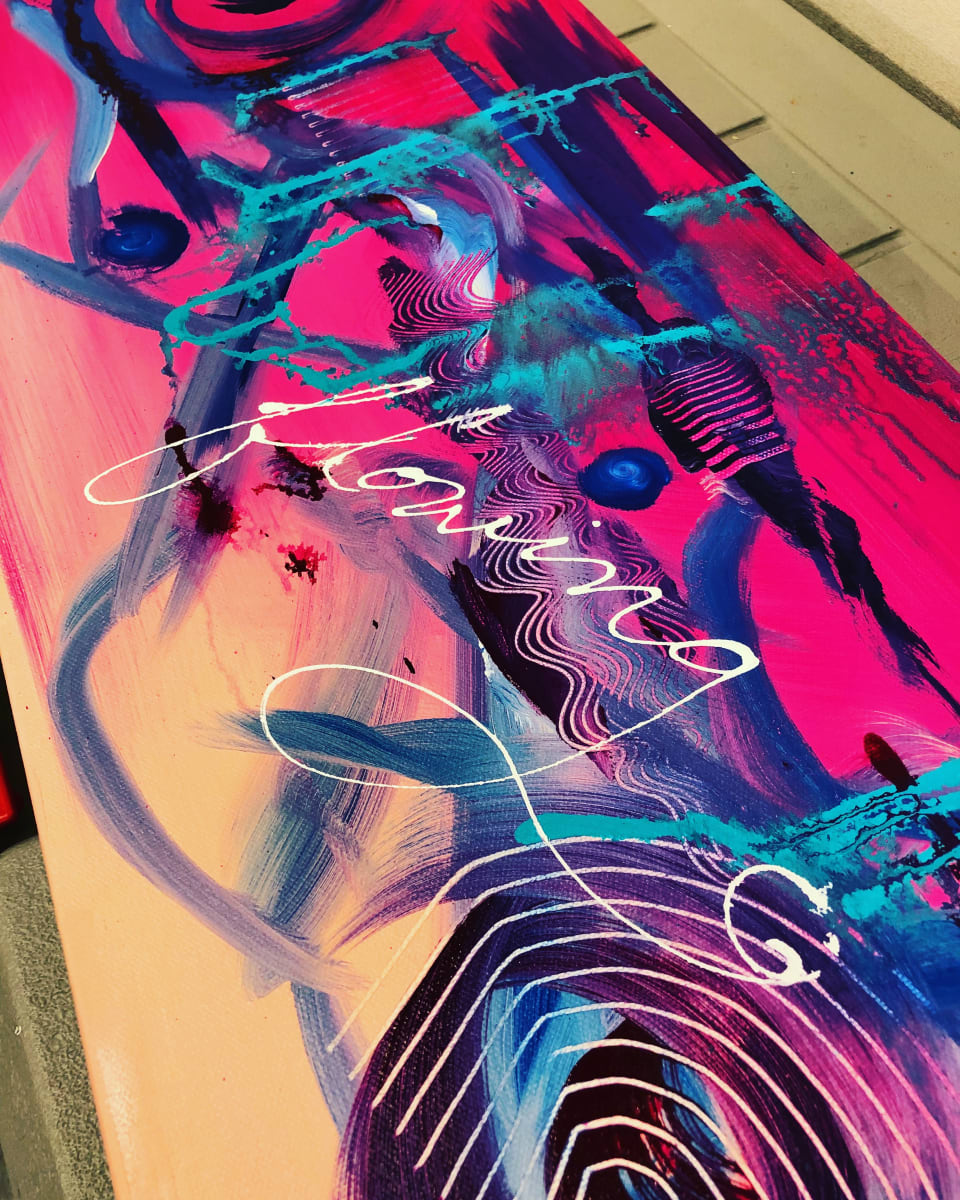Flowing (Pink) by Evelyn Dufner, Image 2.