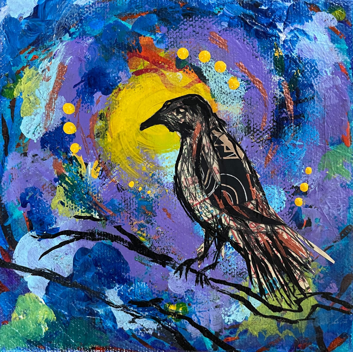 Raven (paper) by Evelyn Dufner 