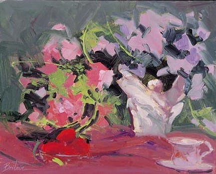 "Sweet Peas and Strawberries" 