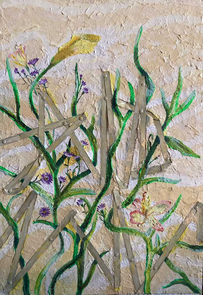 Yellow Flower Vines by Jose Santos 