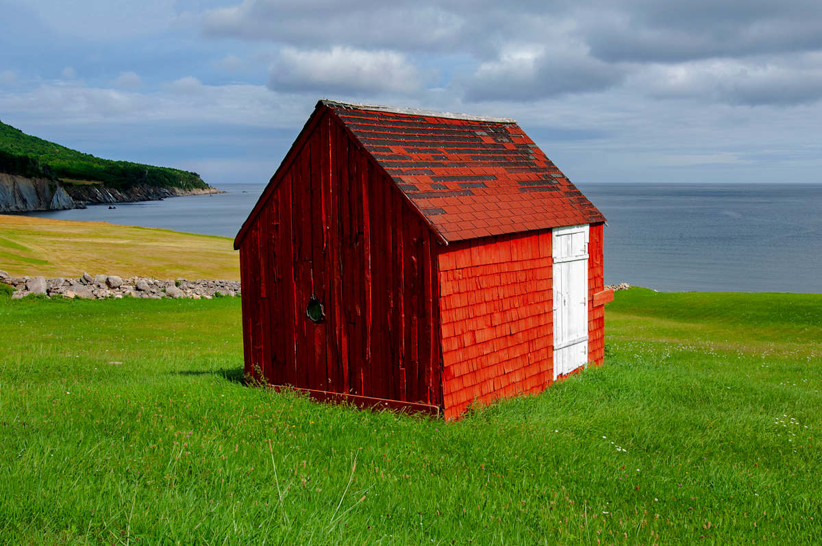 Red Shack, Cape Bretton, Canada by Steven Edson 