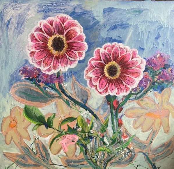 Two flowers by Jose Santos 