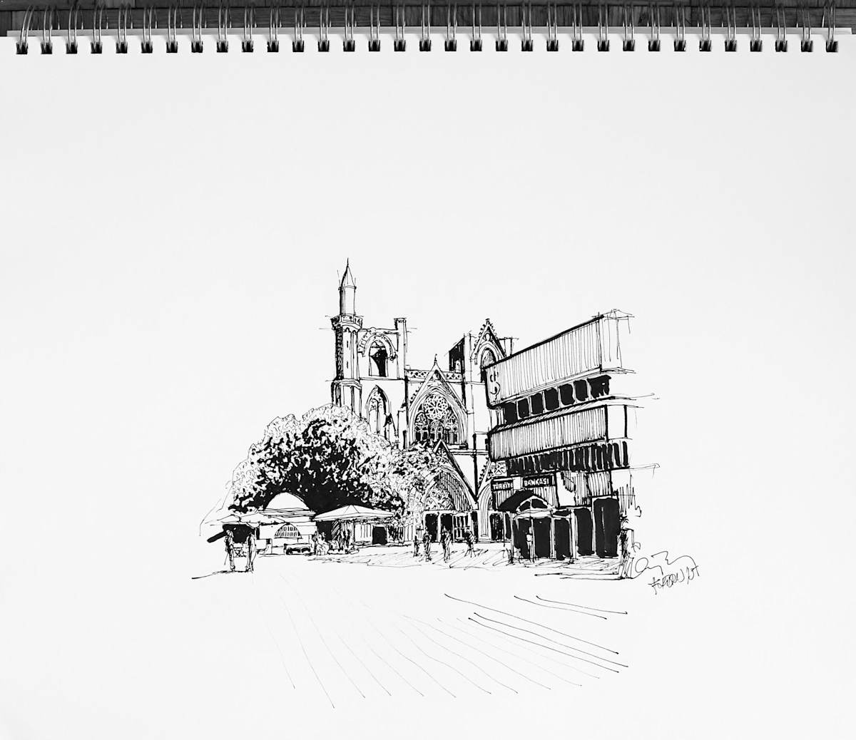 the Lala Mustafa Paşa Mosque by Mustafa Kaplan 