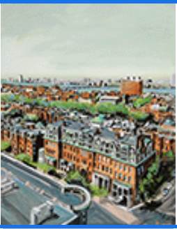 Boston Rooftops III by Jodie Baehre 