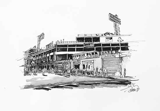 Fenway Park by Mustafa Kaplan 