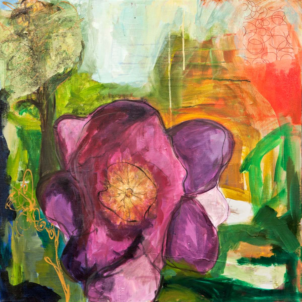 flower series 6 by Adrienne Shishko 