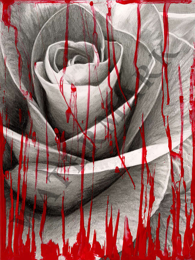 Red Are The Roses 2 by Miriam Bucheli 