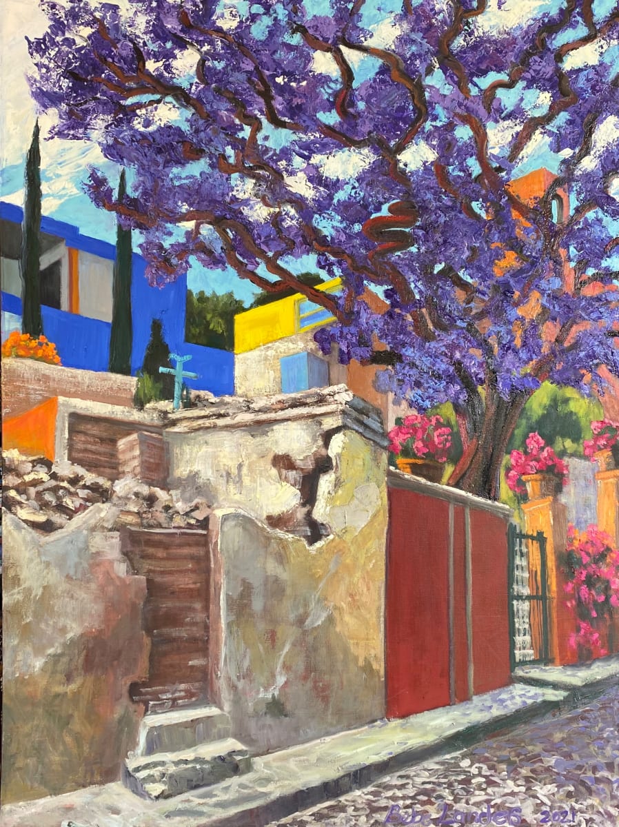 Jacaranda Springtime  Image: The Jacaranda was my metaphor for growth, blossoming and beauty is natural order and we too will survive and thrive past these times.