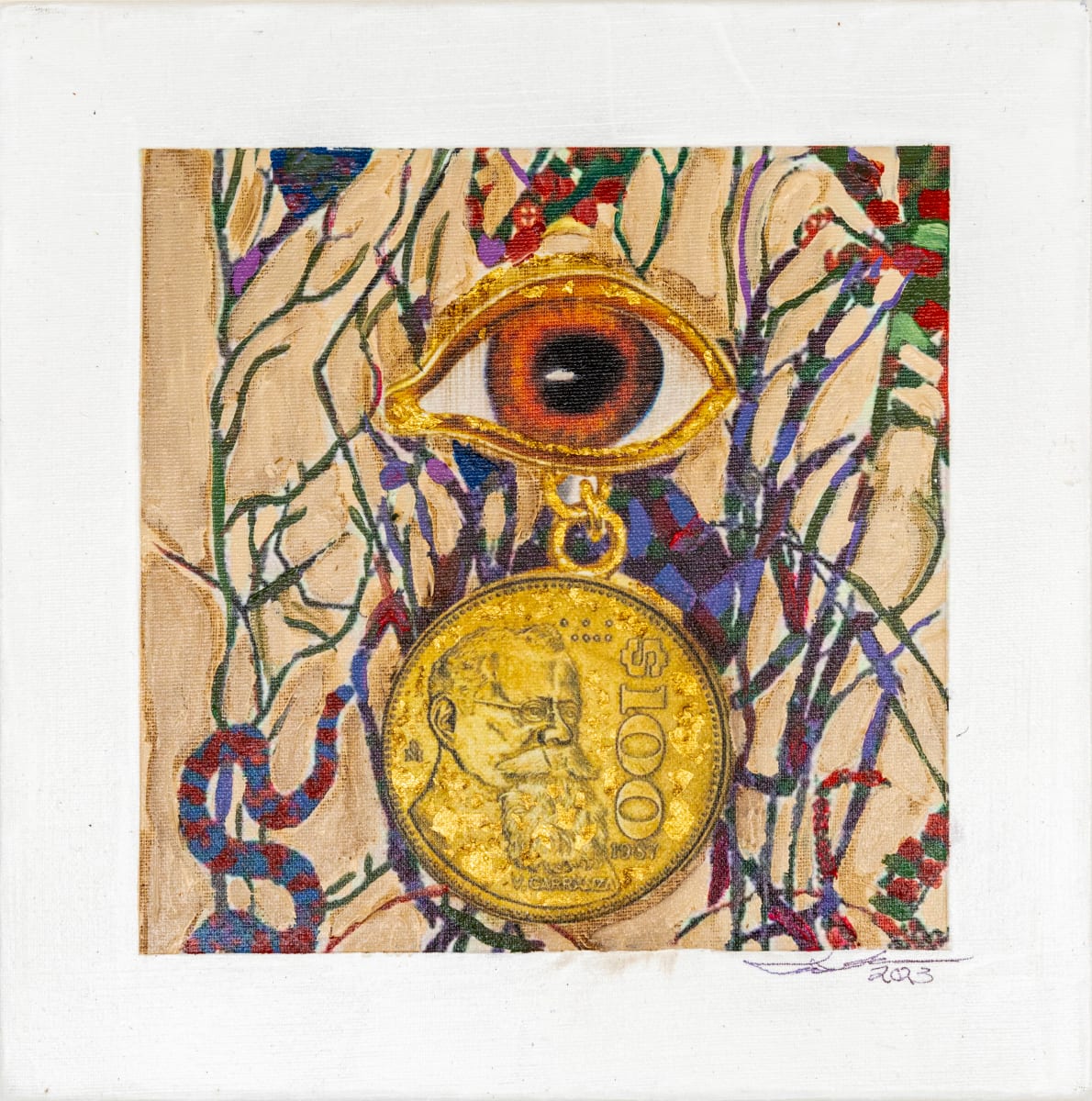 Ofrenda 1 enhanced print by Tanya Talamante 