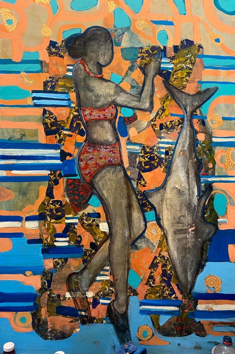 Shark in Orange, Image 3.