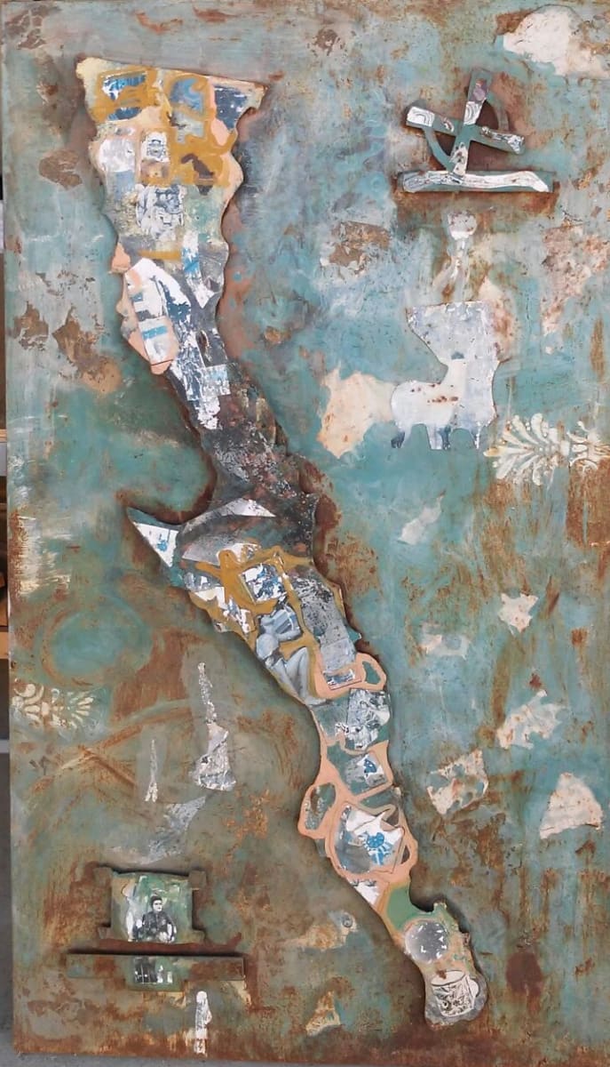 BAJA DE METAL AQUA by Tanya Talamante, Image 1.
