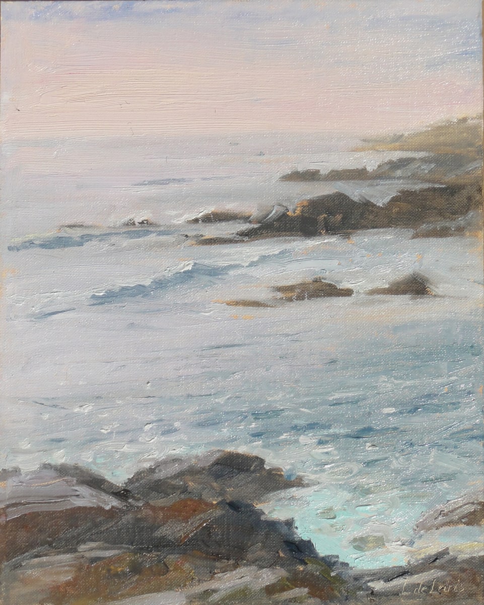 Maine Coast at Dawn by Lucia deLeiris 