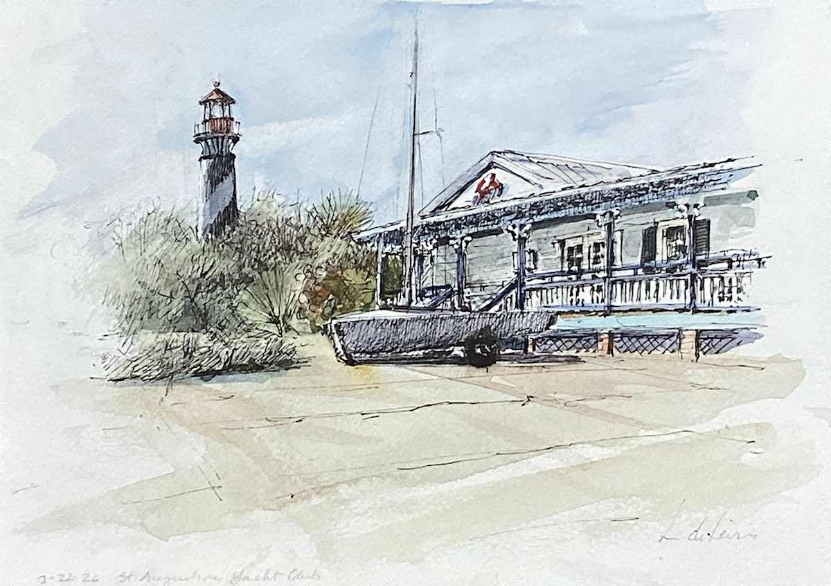 Saint Augustine Yacht Club by Lucia deLeiris, Image 1.