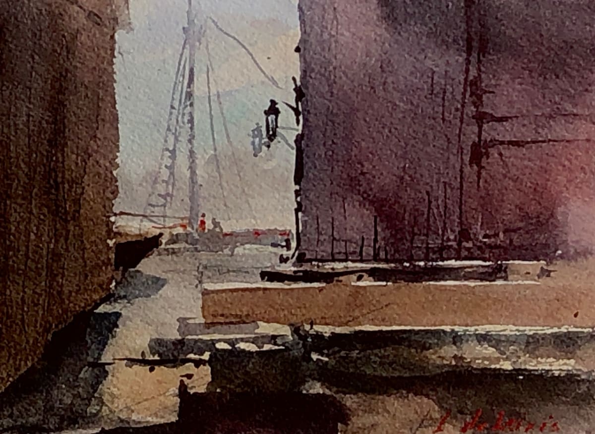 Sailing  Dock by Lucia deLeiris 