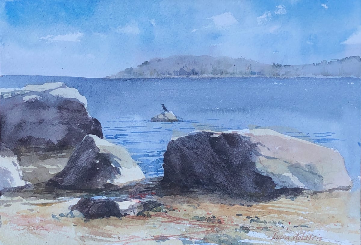 Rocky Beach by Lucia deLeiris 