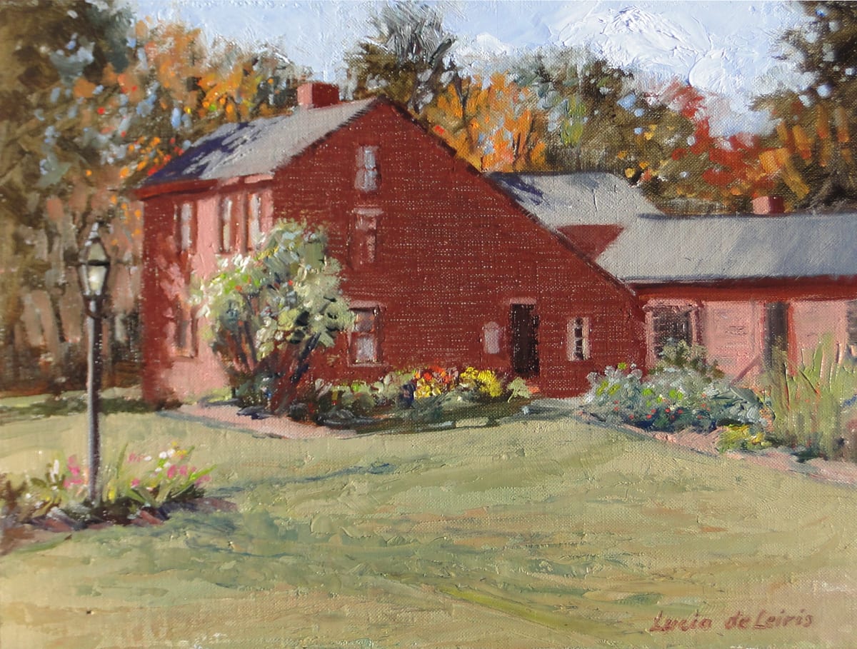 Willard House and Clock Museum, Grafton  Image: I painted this on a glorious October day when the fall colors were out.