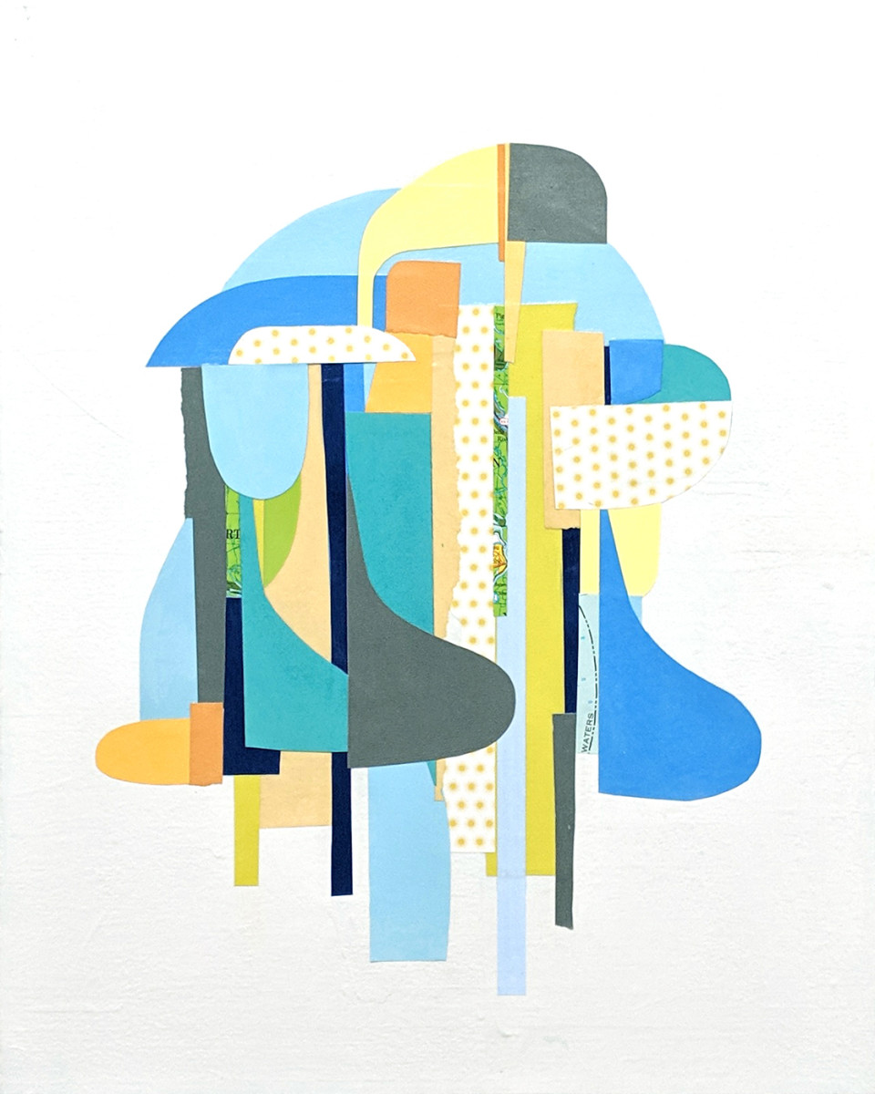 Blue Paddler by Michael Eble 