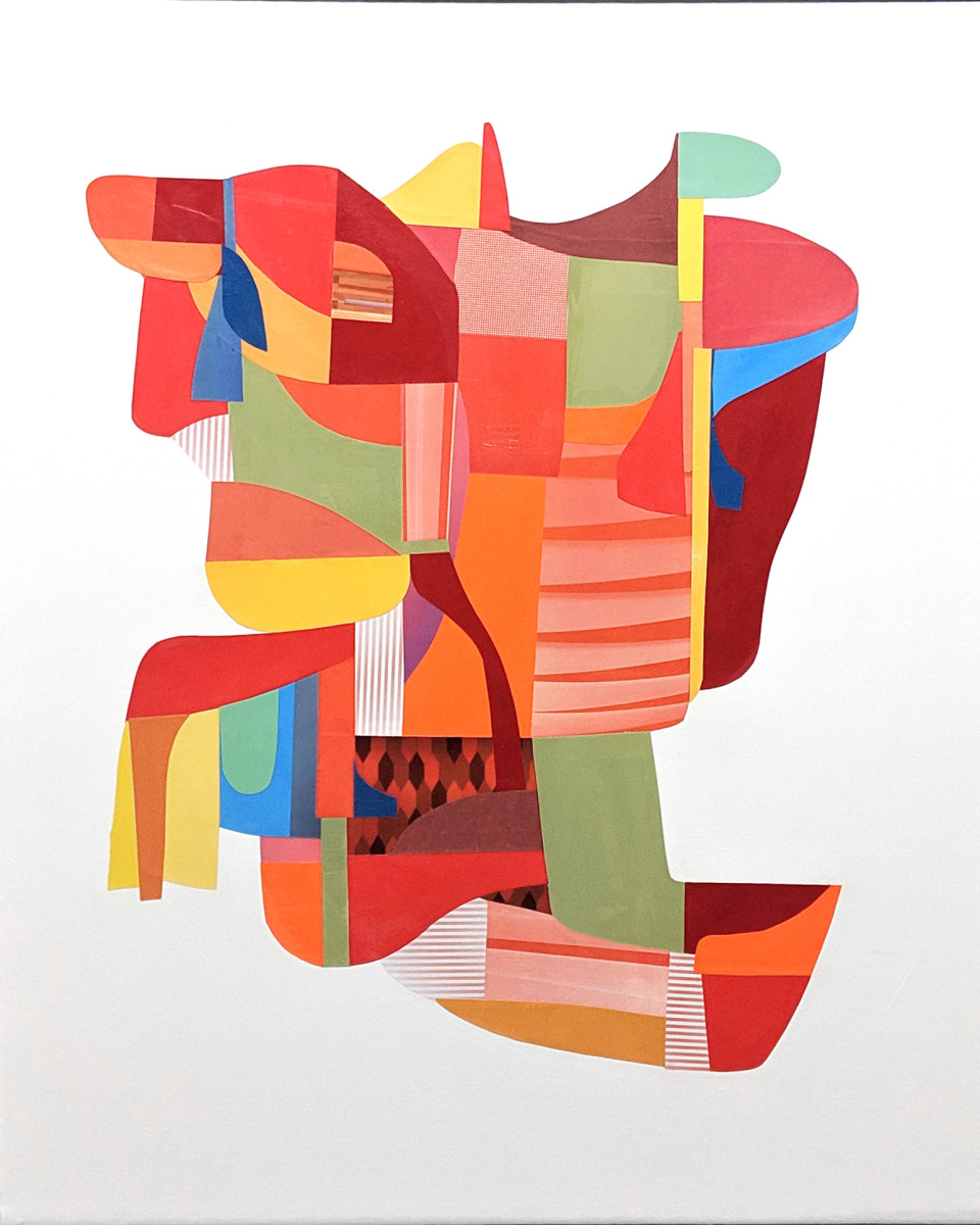 Red the barking dog by Michael Eble 