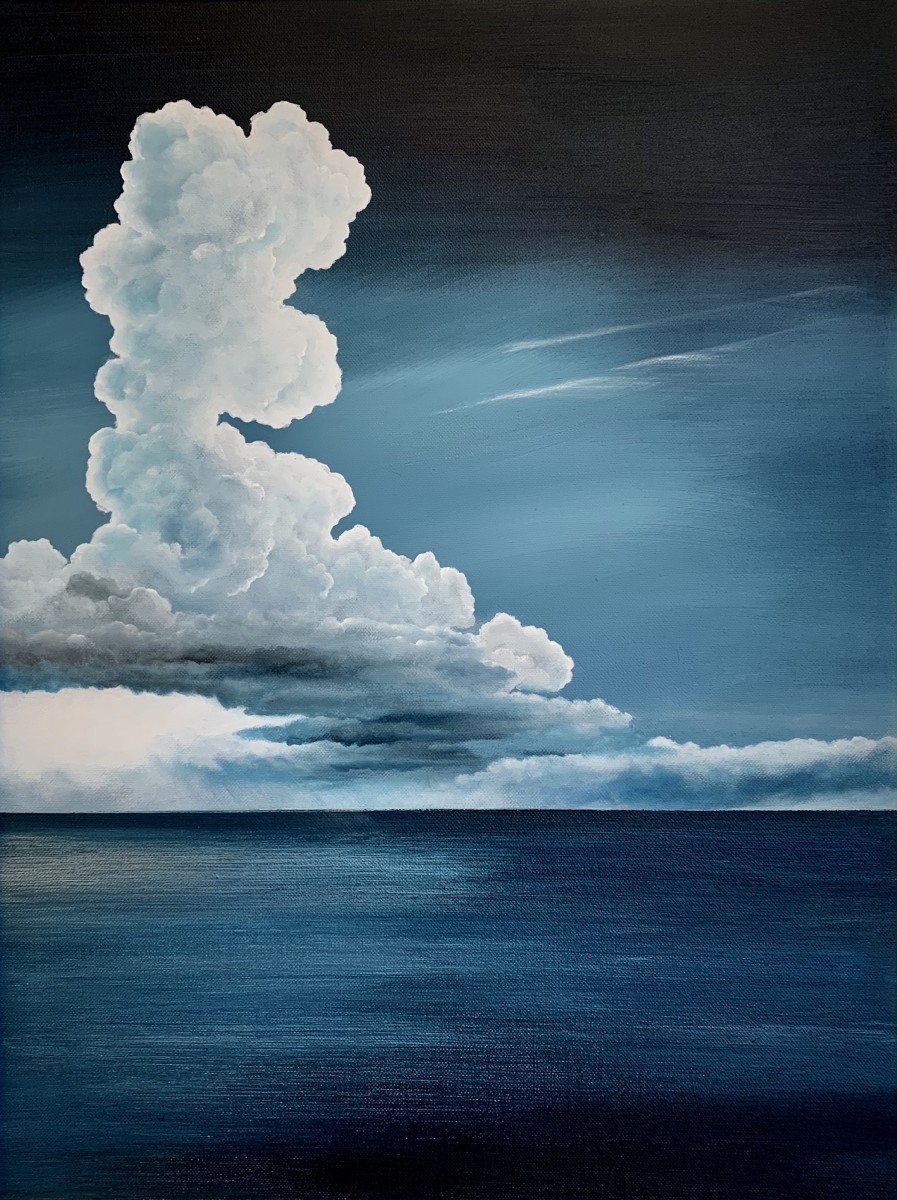Delta Sky - ORIGINAL FRAMED by Dave Kennedy - KENNEDY STUDIO ART 
