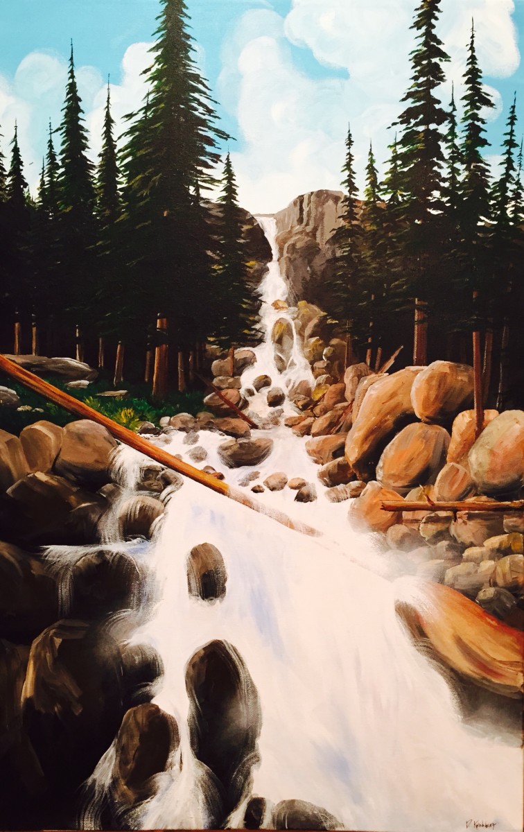 "Cascade Falls" by Dave Kennedy - KENNEDY STUDIO ART 