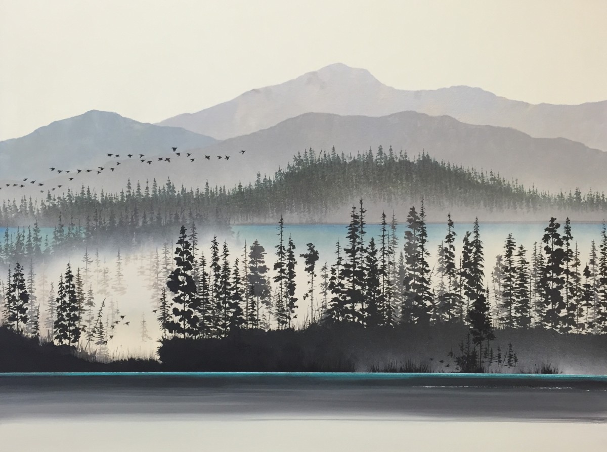 "Lake Fog" by Dave Kennedy - KENNEDY STUDIO ART 