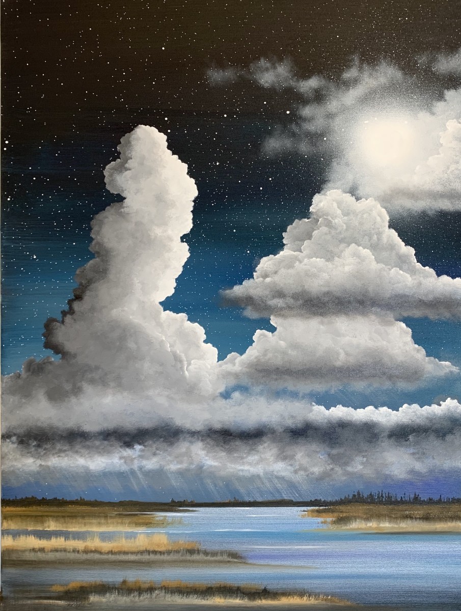 Moonlight Sky by Dave Kennedy - KENNEDY STUDIO ART 