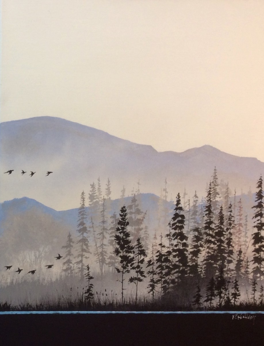 "Mountain Fog North" by Dave Kennedy - KENNEDY STUDIO ART 