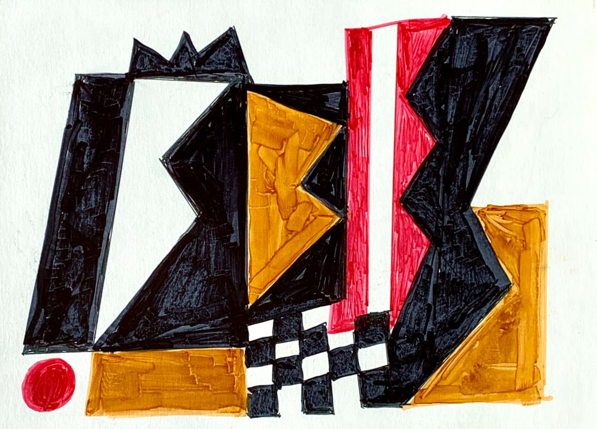 Crown and Checkerboard by Morris Nathanson 