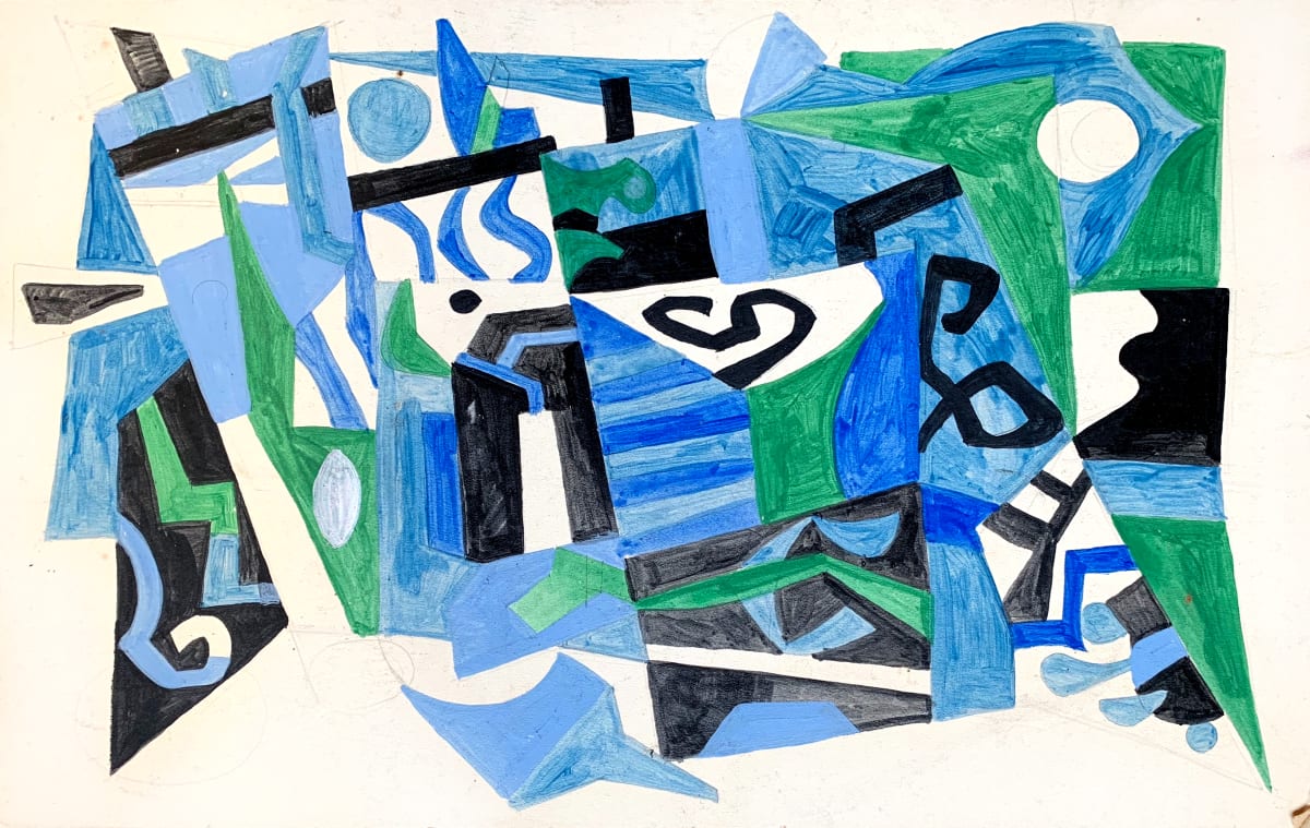 Blue and Green by Morris Nathanson 