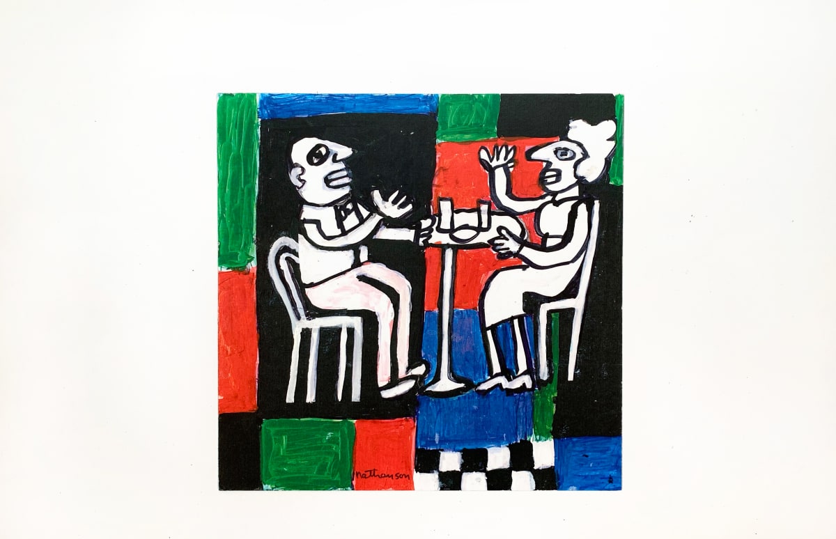 Cafe Chat by Morris Nathanson 