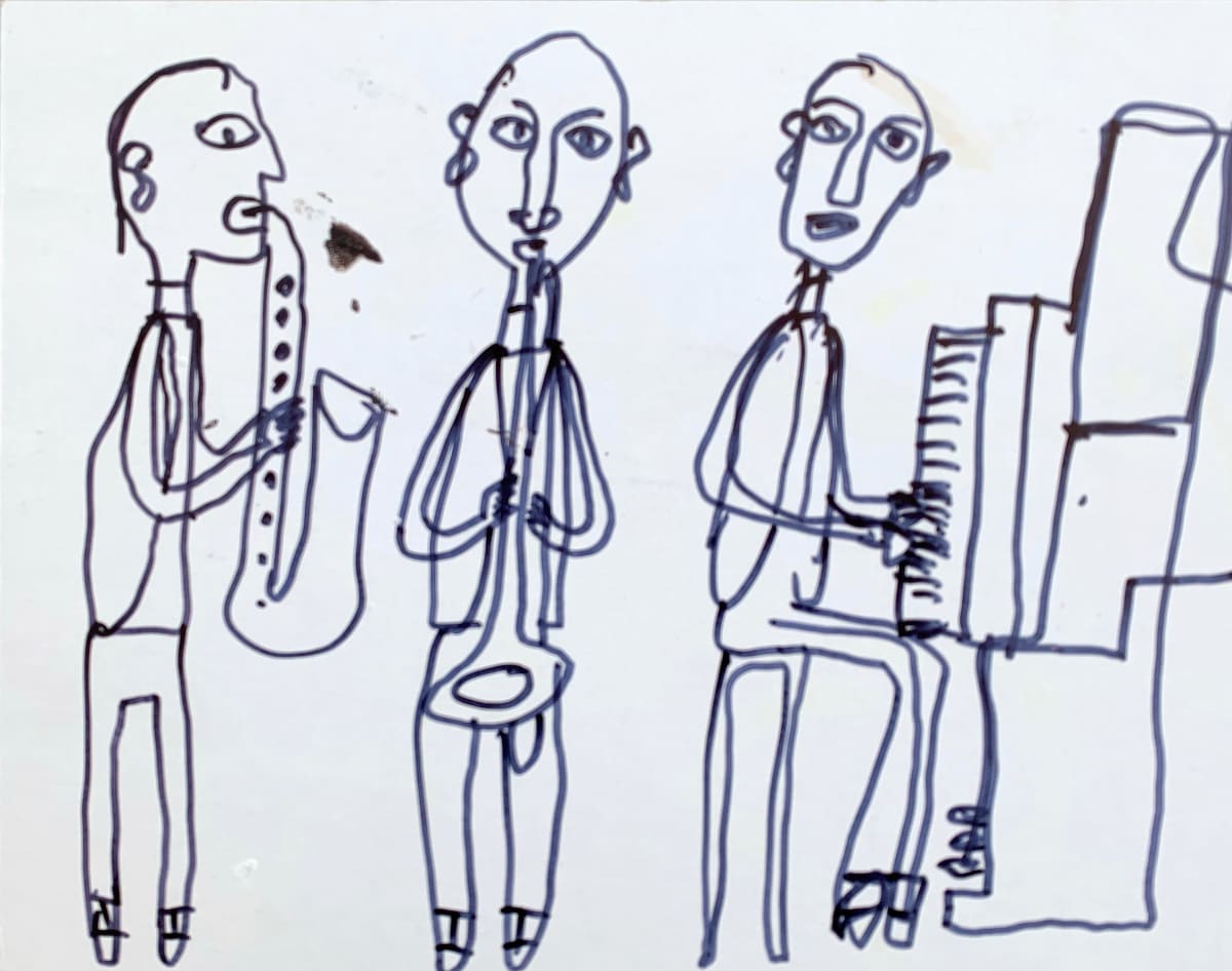 Three Musicians by Morris Nathanson 