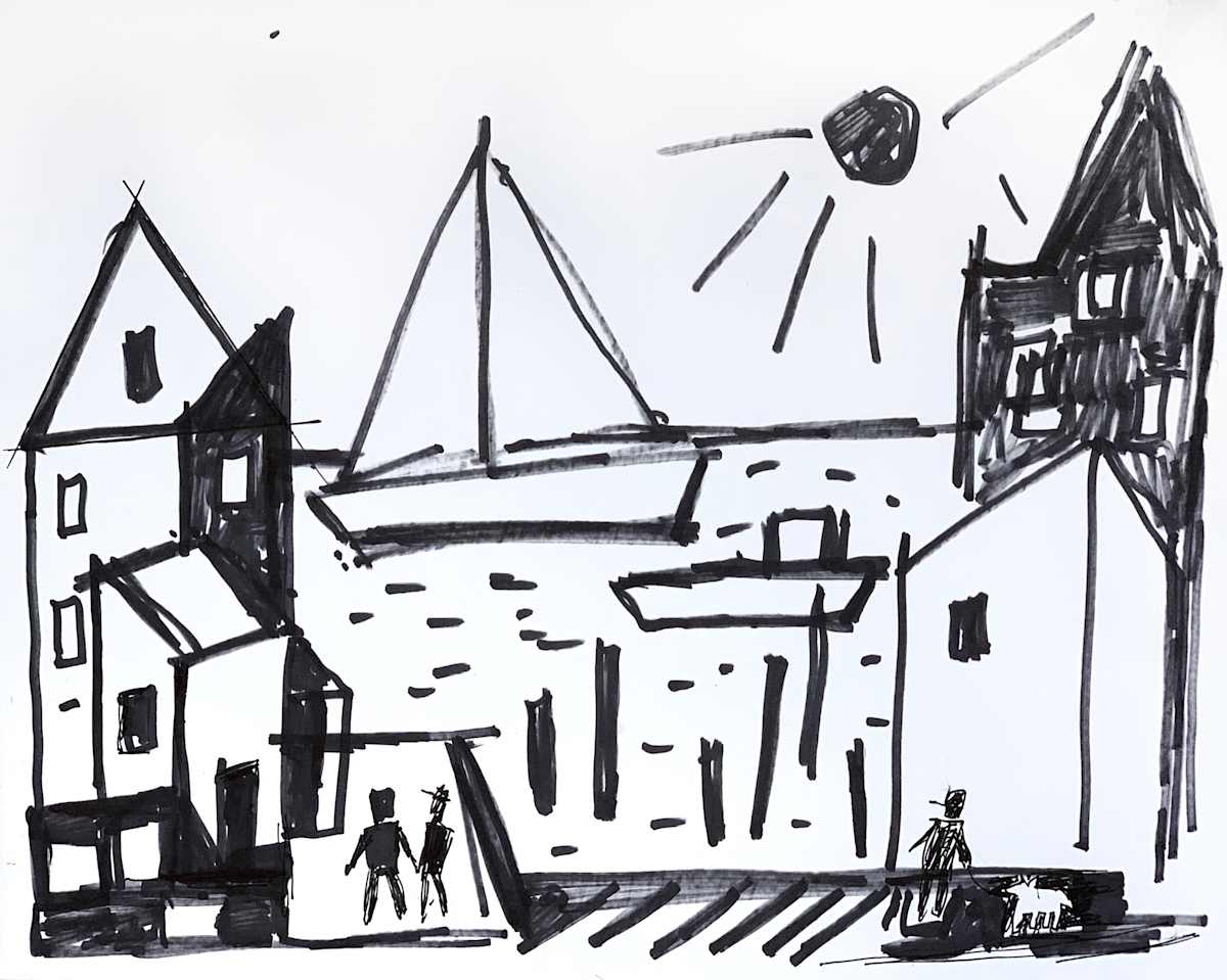 Harbor Angles by Morris Nathanson, Image 1.