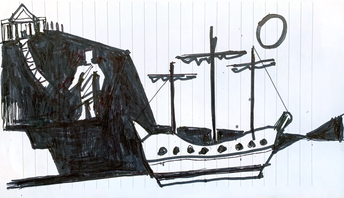 Three Masts by Morris Nathanson, Image 1.
