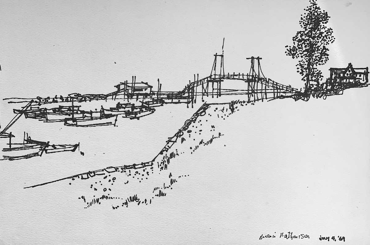 Distant Bridge by Morris Nathanson, Image 1.