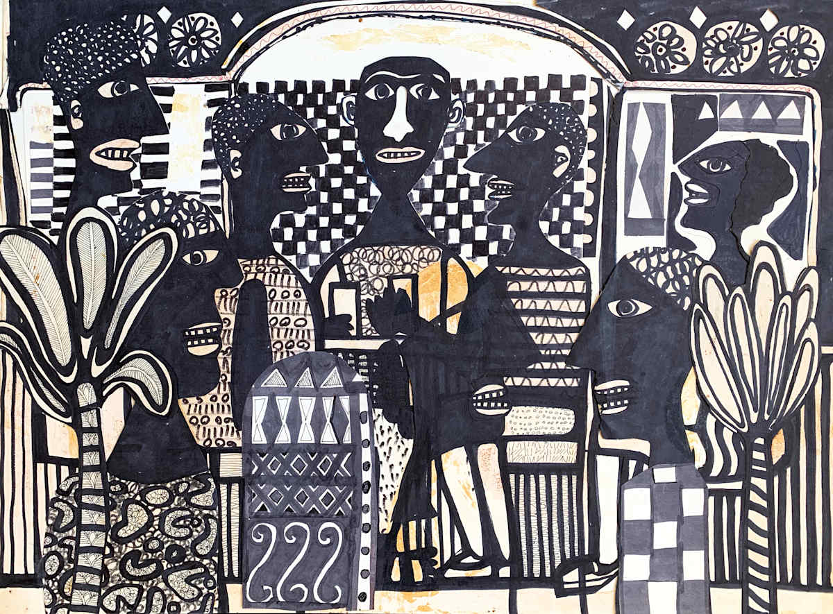Caribe Collage by Morris Nathanson, Image 1.