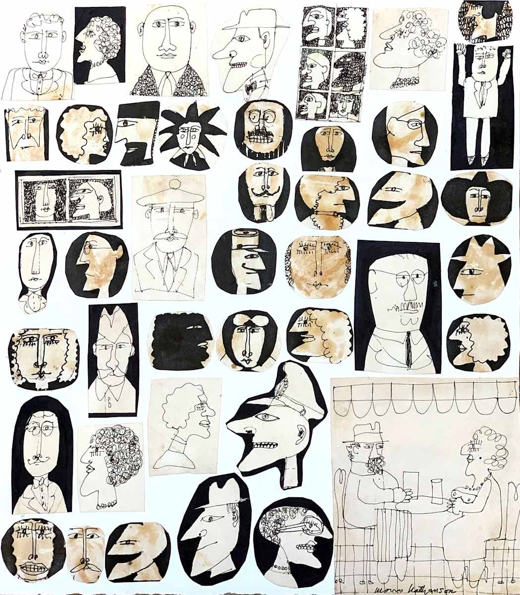 Faces by Morris Nathanson, Image 1.