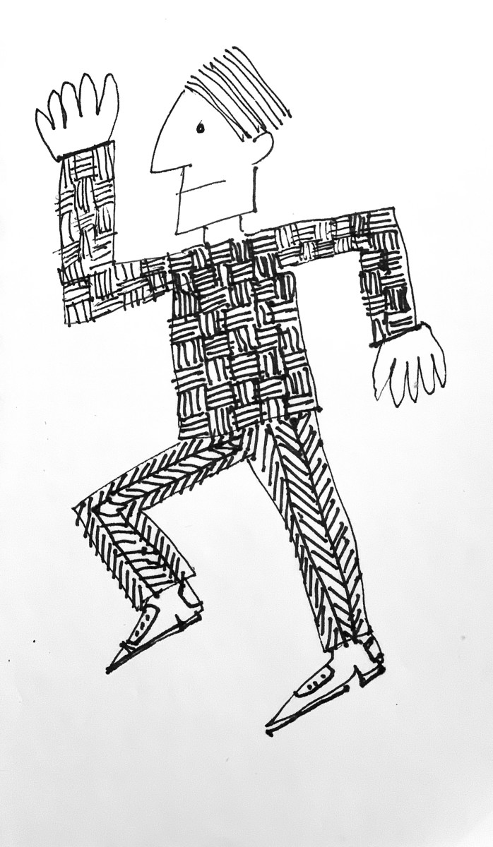 Walking Man by Morris Nathanson 