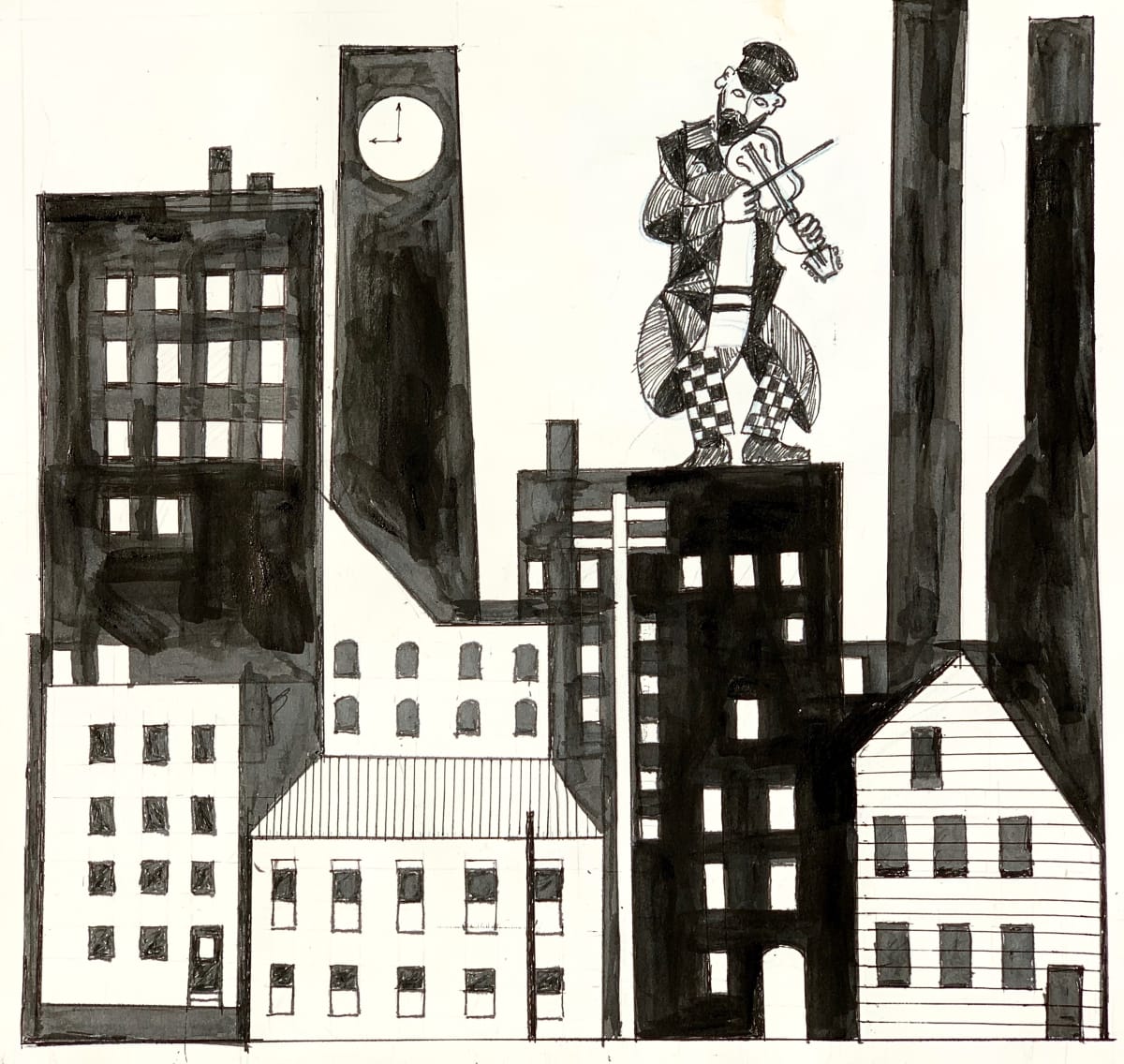 Fiddler on the Roof by Morris Nathanson 