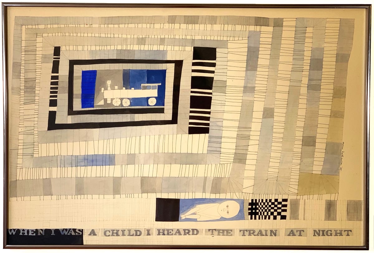 The Train at Night by Morris Nathanson, Image 1.