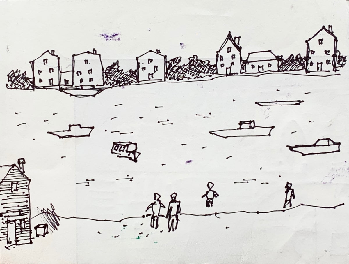 Beach Scene by Morris Nathanson, Image 1.