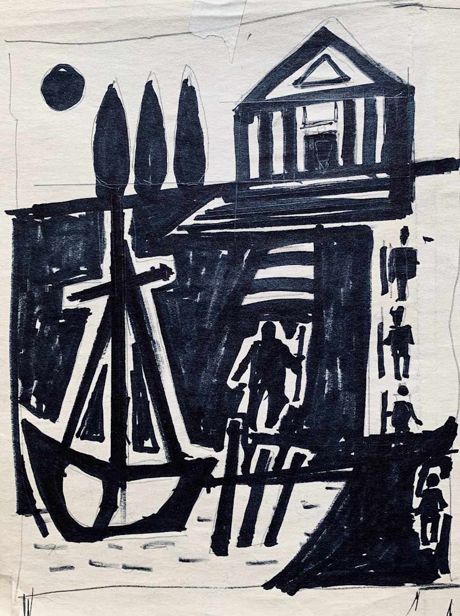 Cypress Trees by Morris Nathanson, Image 1.